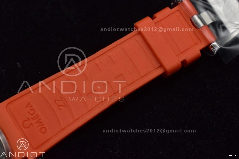 Ceramic on Best Bezel SS Deep 6000M Ultra A2824 Rubber Dial Edition Seamaster 1:1 Black Strap Gray TF Orange 1218